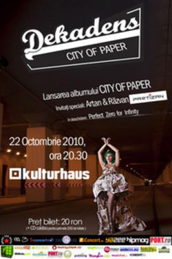 Concert lansare Dekadens - City of Paper
