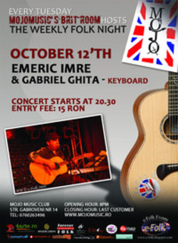 Concert Emeric Imre & Gabriel Ghita in Club MoJo BritRoom