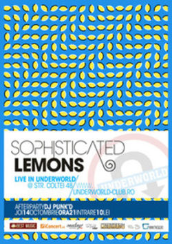 Concert Sophisticated Lemons in club Underworld