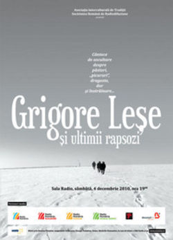 Concert Grigore Lese si ultimii rapsozi la Sala Radio