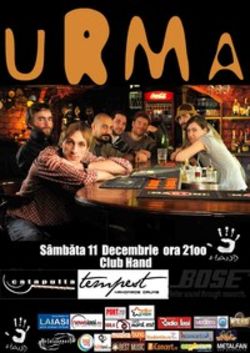Concert Urma in club Hand din Iasi