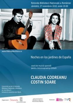 Seara de muzica spaniola pentru mezzosoprana si chitara