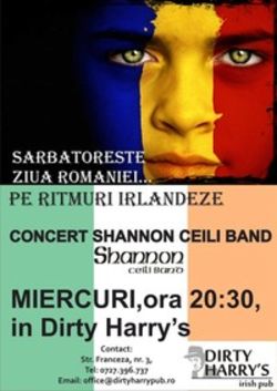 Concert Shannon Ceili Band  la Dirty Harry's Pub