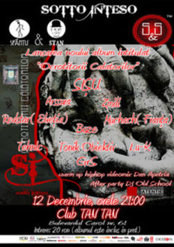 Concert lansare album Sotto Inteso in club Tan Tan