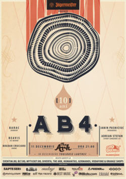 Concert aniversar Ab4 10 ani in Club The Ark