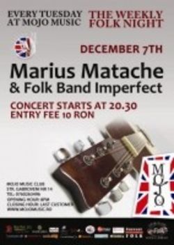 Concert Marius Matache(Make) and Friends in club MoJo BritRoom