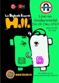 Concert Les Elephants Bizarres in Underworld
