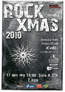 Concert Rock Xmas 2010 in Sala ASA la Targu Mures