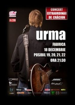 Concert Urma in Club Fabrica din Bucuresti