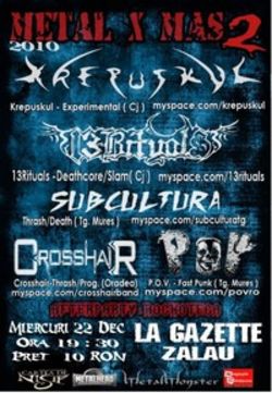 Concert Metal X Mas 2 La Gazette in Zalau