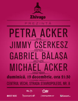 Concert Petra Acker si Jimmy Cserkesz in Club Zhivago din Bucuresti