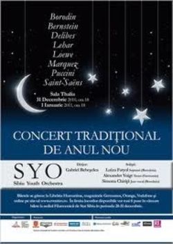 Concert traditional de anul nou in Sala Thalia din Sibiu