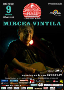 Concert Mircea Vintila in Music Hall din Bucuresti