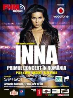 Concert Inna la Arenele Romane