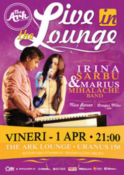 Irina Sarbu and Marius Mihalache Band @ The Ark