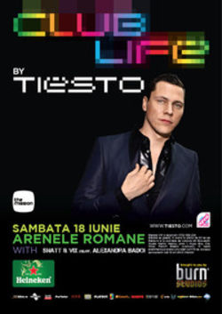 Concert Tiesto la Arenele Romane