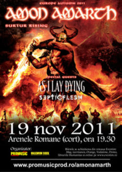 Concert Amon Amarth @ Arenele Romane