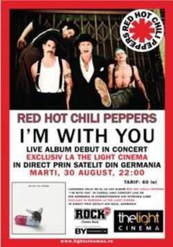 Proiectie concert Red Hot Chili Peppers la The Light Cinema