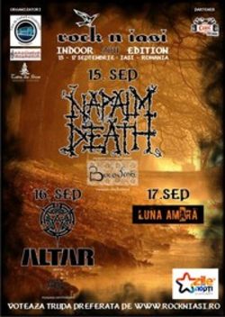 Rock'n Iasi - Indoor Edition 2011 cu Napalm Death si altii