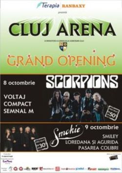 Concert Scorpions la Cluj Municipal Arena