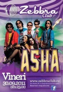 Concert Trupa Asha in Zebbra Club