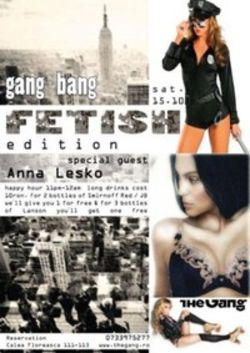 Gang Bang Fetish Edition cu Anna Lesko in club The Gang