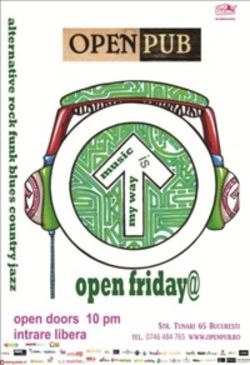 Open Friday party in Open Pub