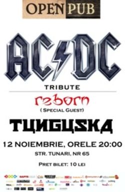 Concert Tunguska - tribut AC/DC in Open Pub