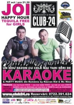 Karaoke Party by MC Nino & Razvan Kid in Club 24