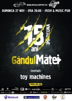 Concert aniversar Gandul Matei - 15 ani in Irish & Music Pub