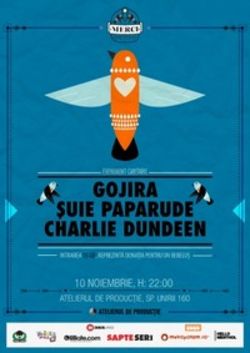 Concert caritabil Suie Paparude, Gojira si Charlie Dundeen in Atelierul de Productie