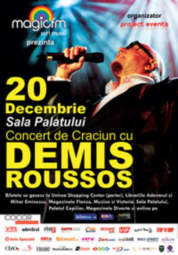 Concert Demis Roussos @ Sala Palatului Bucuresti