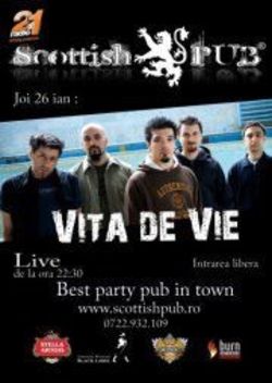 Concert Vita de Vie in Scottish Pub Timisoara