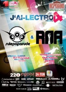 J'ai-Lectro #4 cu Suie Paparude si ROA in Club Fabrica