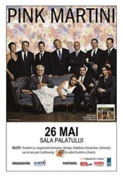 Concert Pink Martini la Sala Palatului