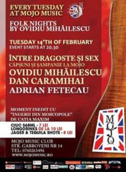 Sampanie si capsuni la Mojo cu Ovidiu Mihailescu si Dan Caramihai
