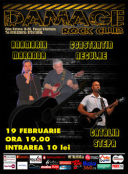 Concert Anamaria Maranda si Constantin Neculae in Damage Club