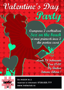 Valentine's Day Party in Indie Club