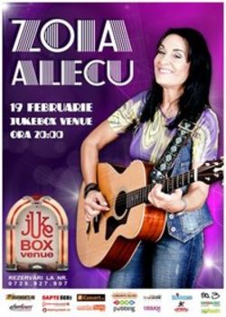 Concert Zoia Alecu in Jukebox Venue