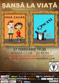 Concert caritabil cu Fara Zahar si Lipscani Band in Wings Club