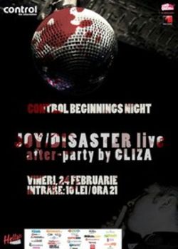 Control Beginnings Night - concert Joy/Disaster in Control