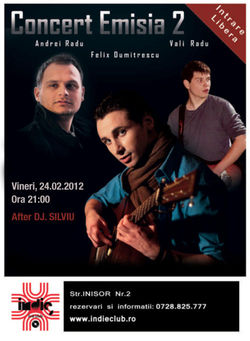 Concert Emisia 2 in Indie Club