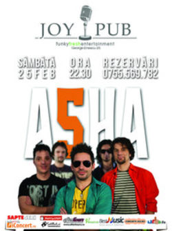 Concert live Asha in Joy Pub