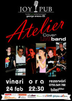 Concert de Dragobete - Trupa Atelier live in Joy Pub