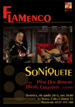 Concert flamenco - Pilar Diaz Romero si Tiberiu Gogoanta in La Scena