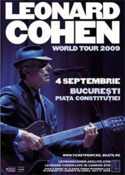 Concert Leonard Cohen in Romania