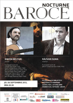 Concert Maxim Belciug si Razvan Suma la Biblioteca Nationala