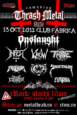 Romanian Thrash Metal Fest in Club Fabrica