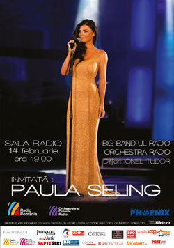 Concert Paula Seling si Big Band-ul Radio la Sala Radio