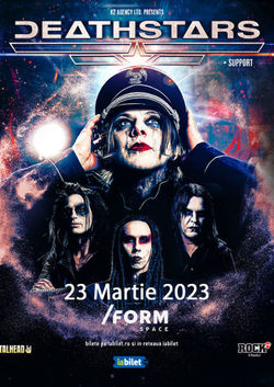 DEATHSTARS canta la /FORM Space pe 23 martie 2023